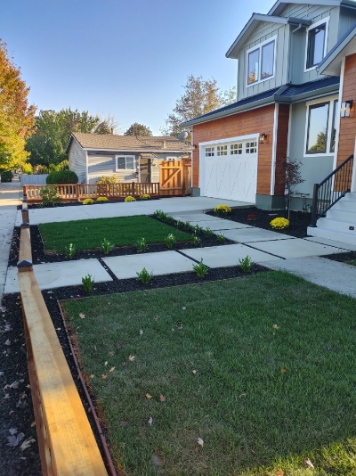 driveway concrete paving